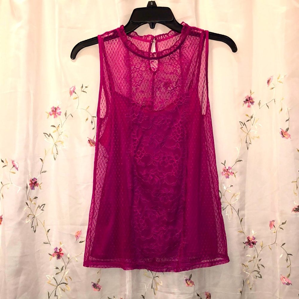 Express 2pc Lace Tank Top Set